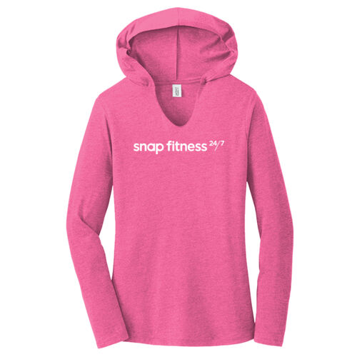 Snap Fitness - Women's Perfect Tri ® Long Sleeve Hoodie Thumbnail