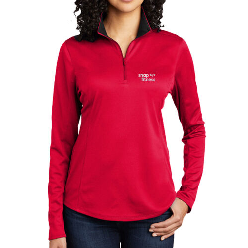 Snap Fitness - ® Ladies Silk Touch ™ Performance 1/4 Zip Thumbnail